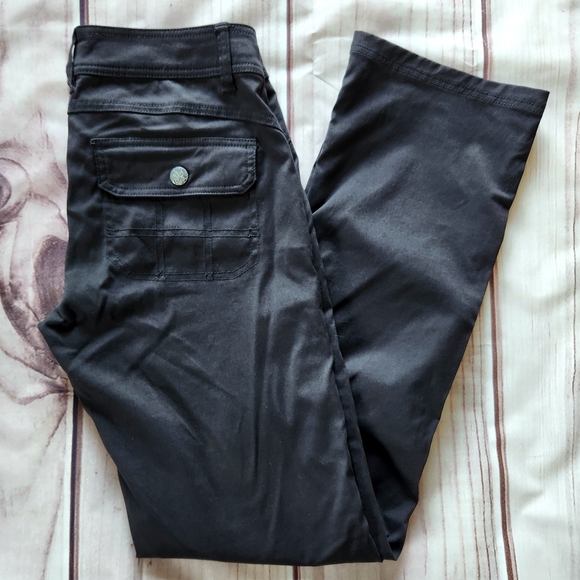 **SOLD** Prana "Halle Straight Convertible Pant" Low Rise Black | Women's Size 4 - Picture 3 of 13